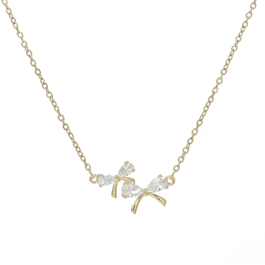 Colgante Bow Zircon