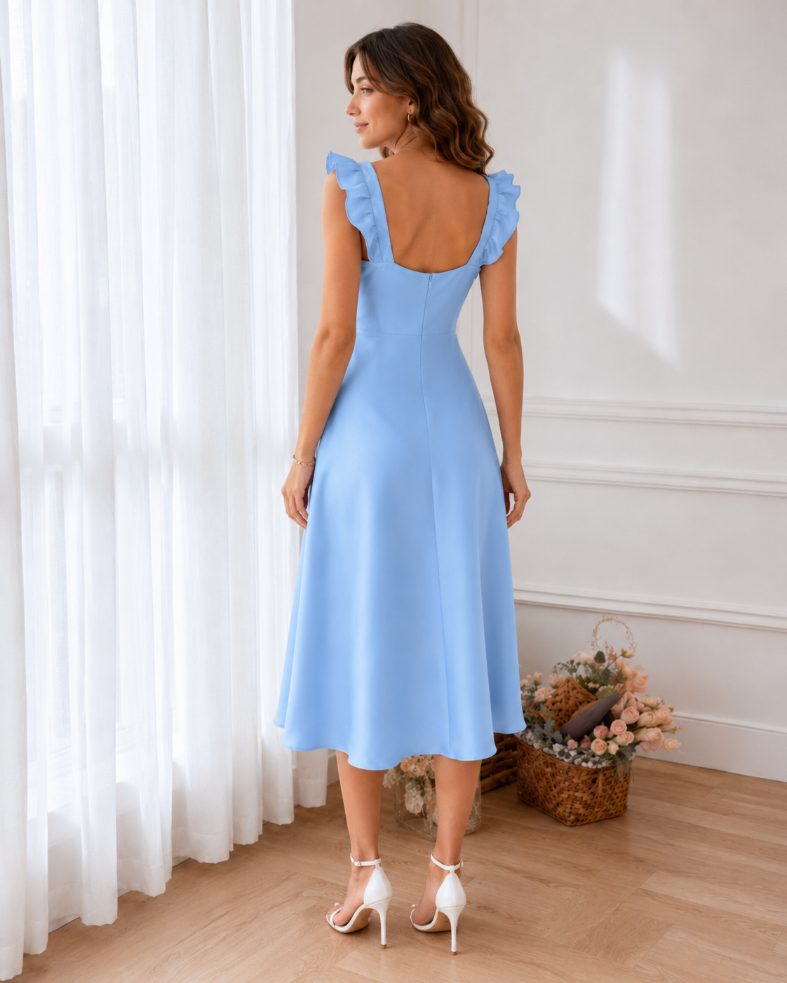 Vestido Azul Satinea