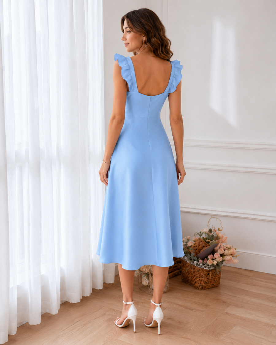 Vestido Azul Satinea